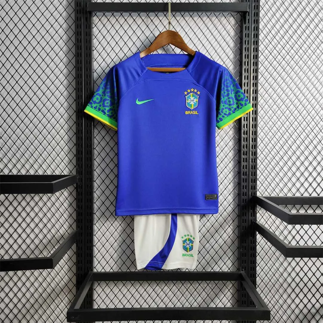 2022 Brazil away kids kit 12