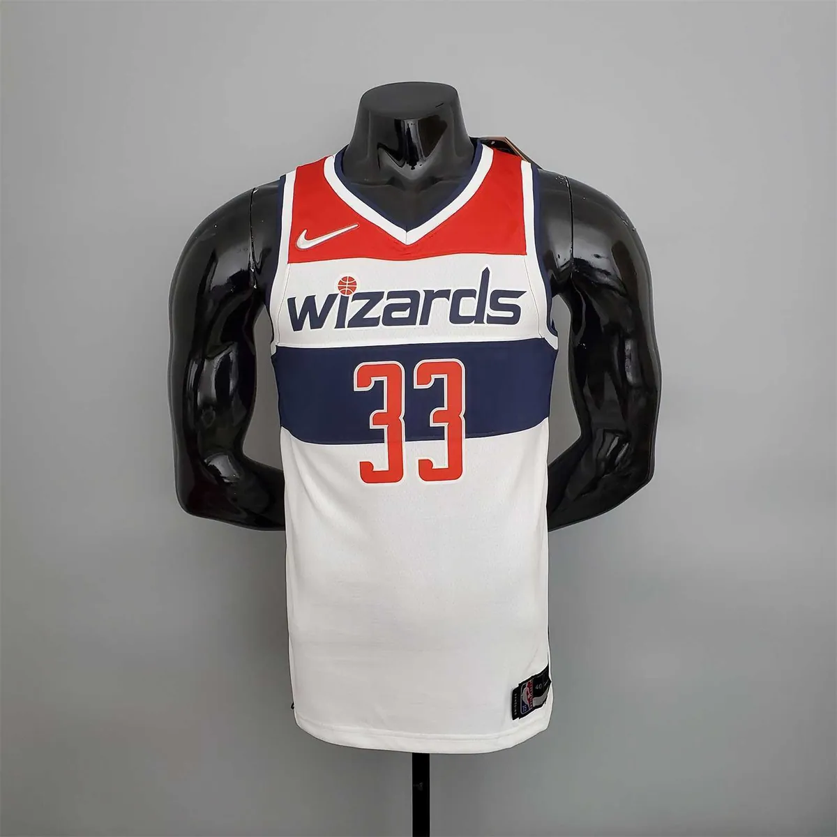 75th Anniversary Kuzma #33 Wizards Black Red White 9