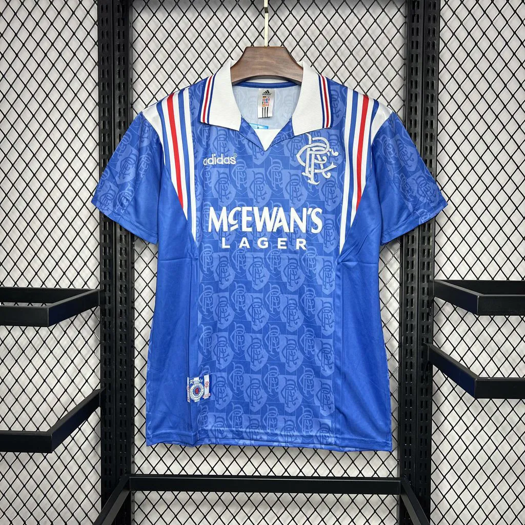96-97 Rangers Home Retro Kit Vintage Shirt Sport AAAAJersey Yupoo 7