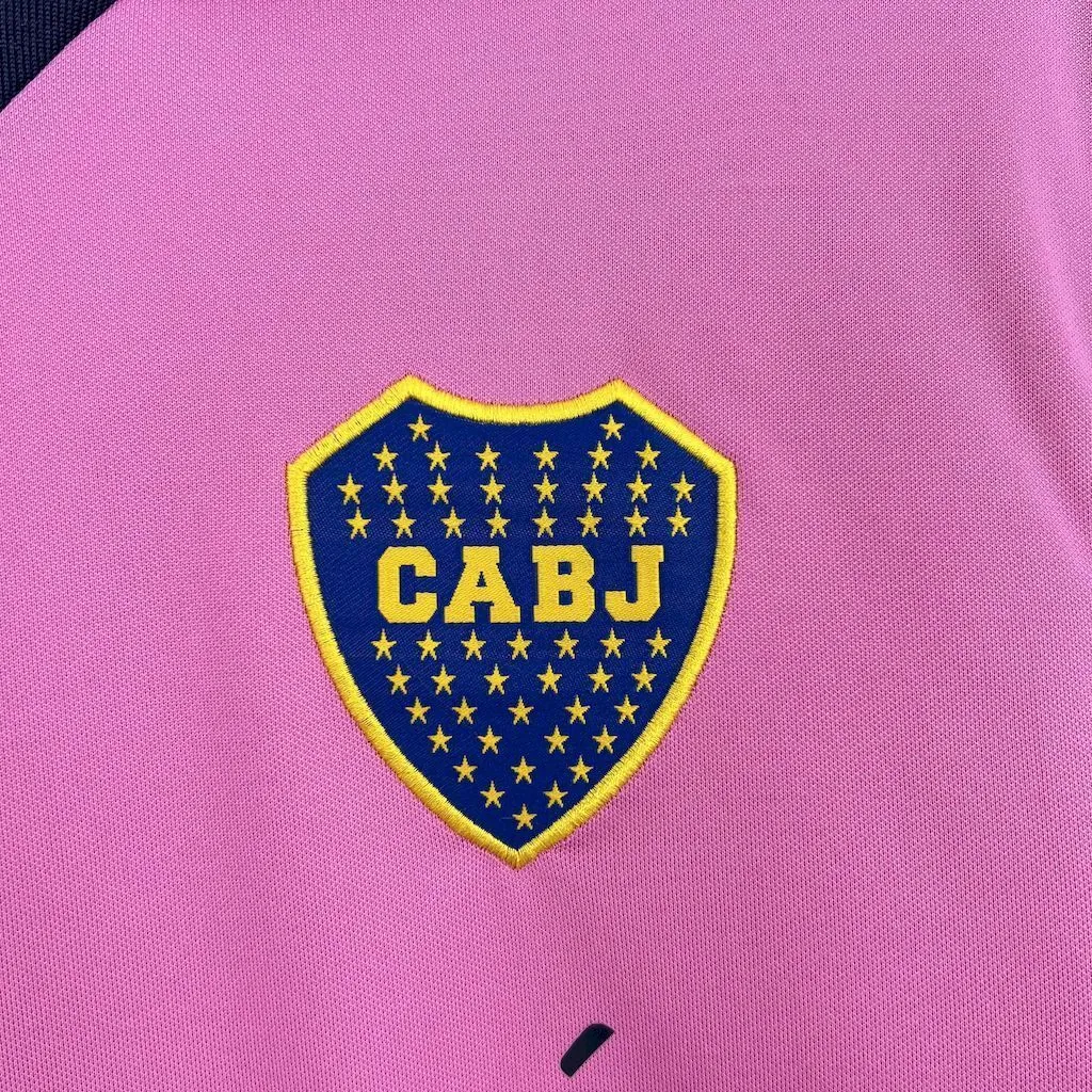 13-14 Boca Away Retro Long Sleeve Kit Vintage Shirt AAAAJersey Yupoo 6