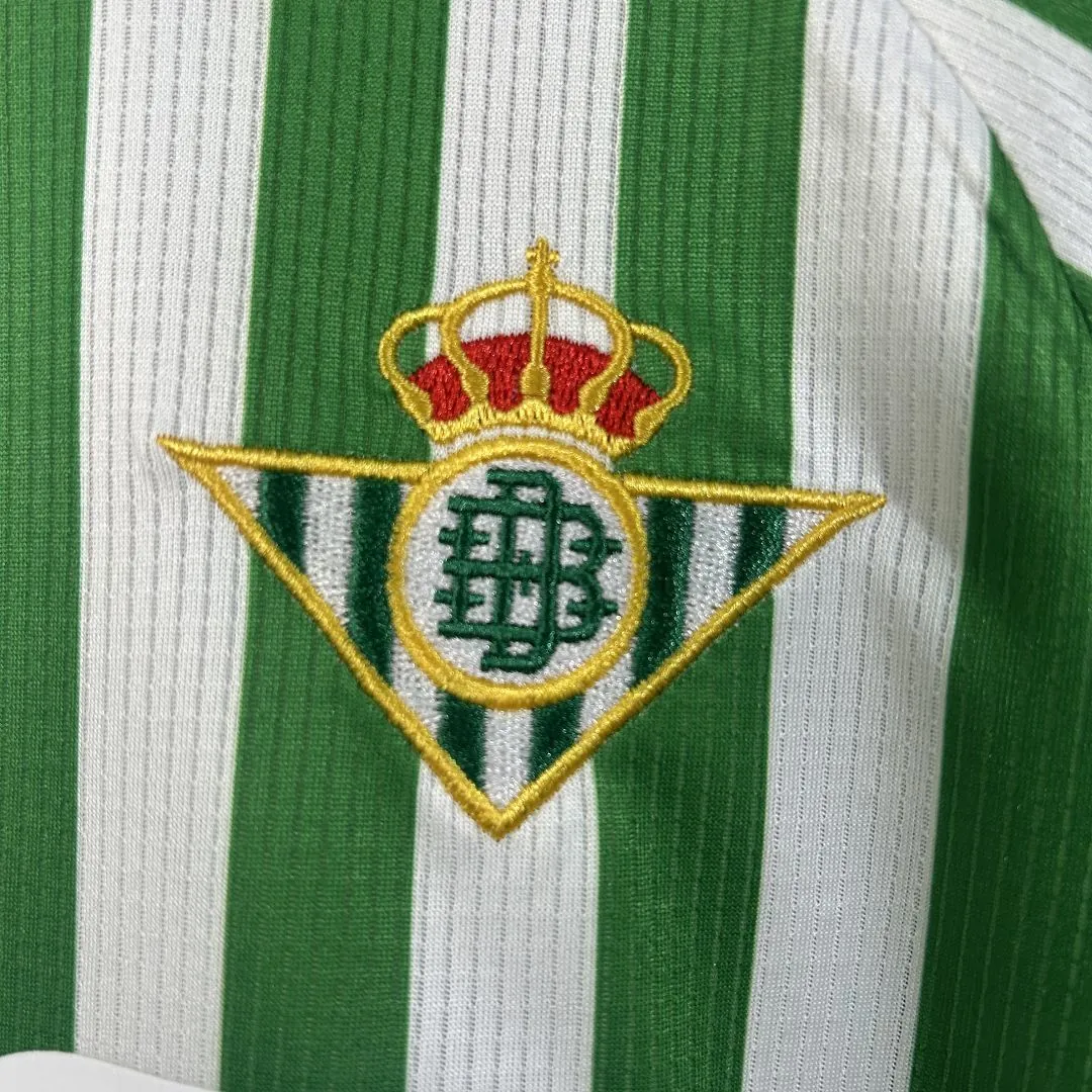 24-25 Real Betis Conference League Final Kid Kits Youth Apparels AAAAJersey Wholesale Yupoo 2