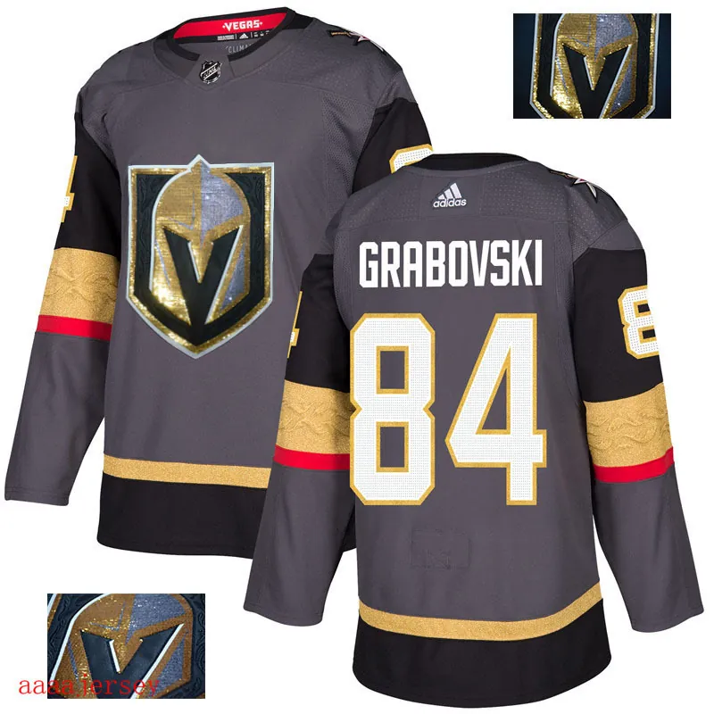 2018 Vegas Golden Knights ice hockey jersey M-3XL 维加斯金骑士队时尚亮片款冰球服 3