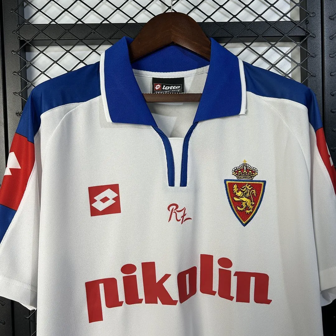 2004 Zaragoza Home Retro Kit Vintage Shirt Soccer AAAAJersey Yupoo 5