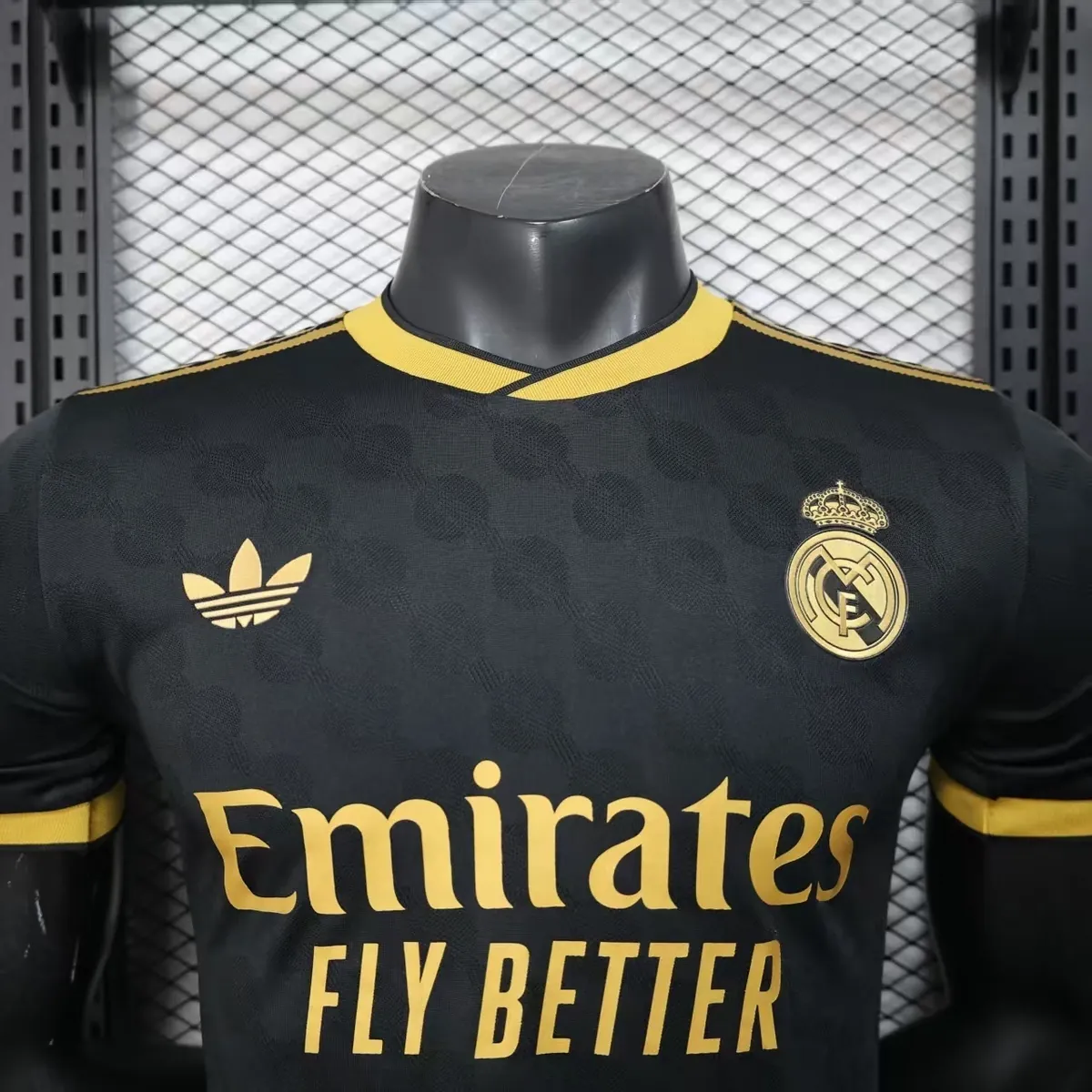 25-26 Real Madrid Black Special Edition Kit Player Version Summer breathab AAAAJersey Supplier 2