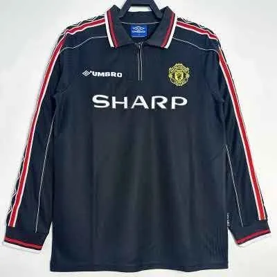 98-99 Manchester United Retro Kit Vintage T-Shirt AAAAJersey Supplier Yupoo 4