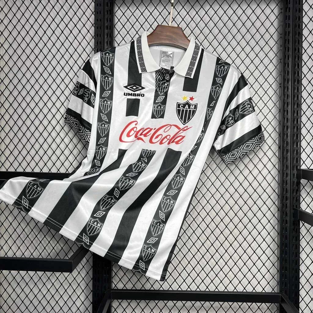 95-96 Atletico Mineiro Home Retro Kit Vintage Shirt Sport AAAAJersey Yupoo 3