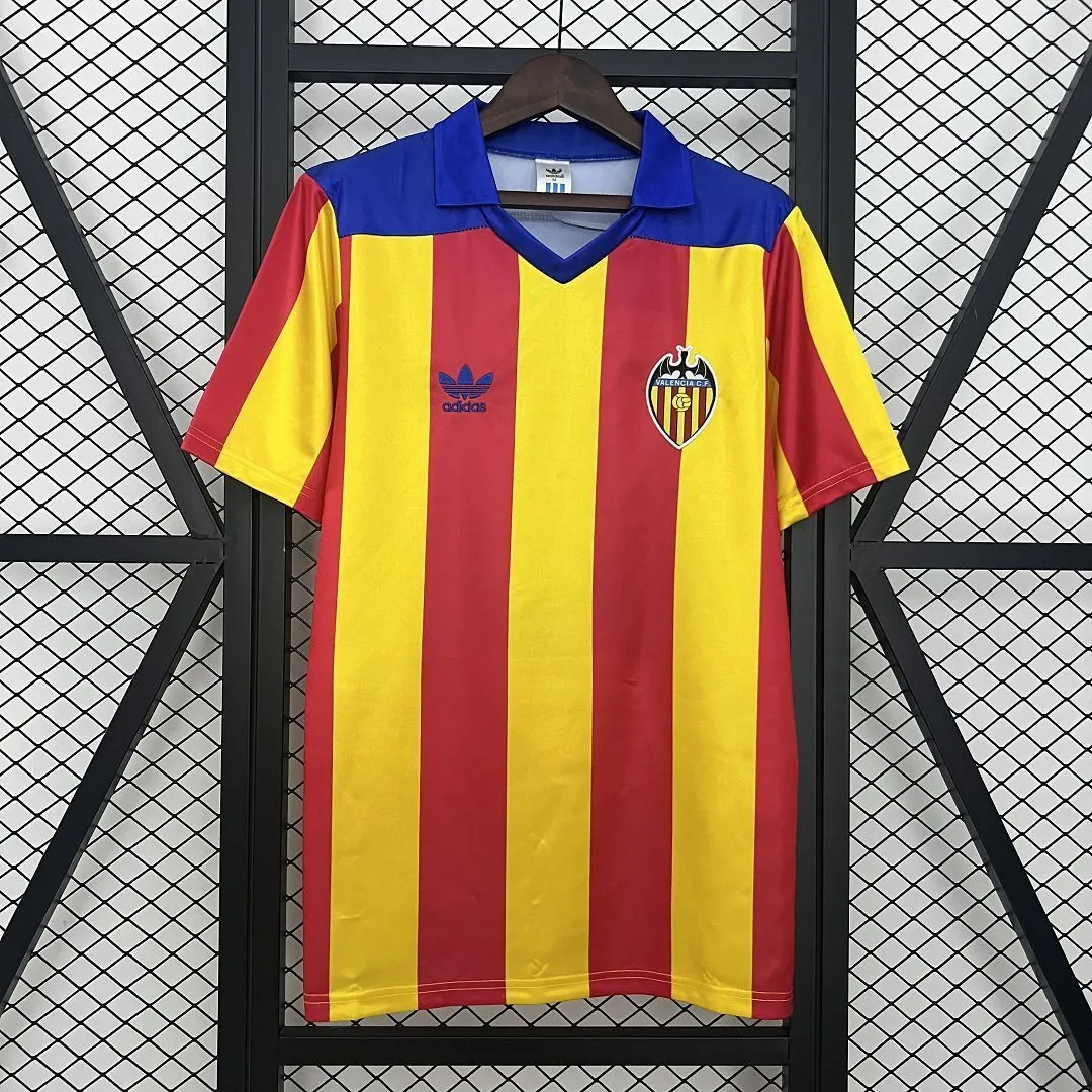 80-82 Valencia Home Retro Kit Vintage Shirt AAAAJersey Dropship Yupoo 8