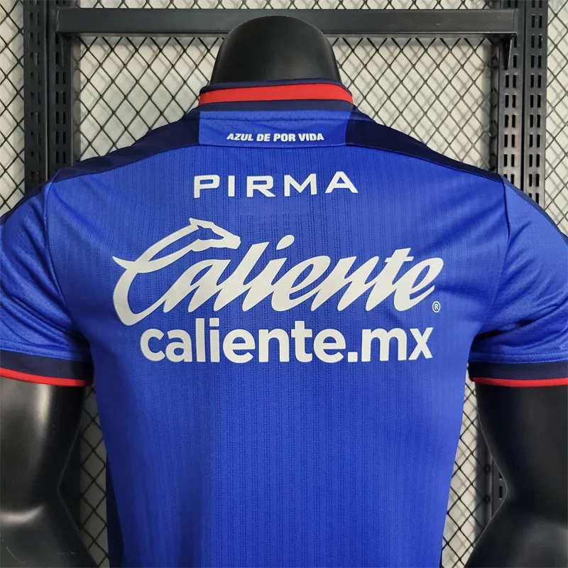 23-24 Cruz Azul Home Blue Kit Player Version Shirt Football Shirts Yupoo 3