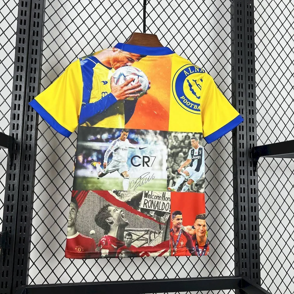 25-26 Cristiano Ronaldo All Club Mix Kid Kits Youth Apparels Soccer AAAAJersey Yupoo 1