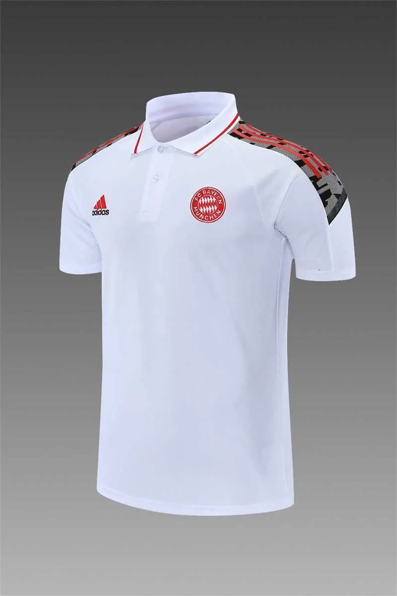 Polo Bayern white with red logo 7