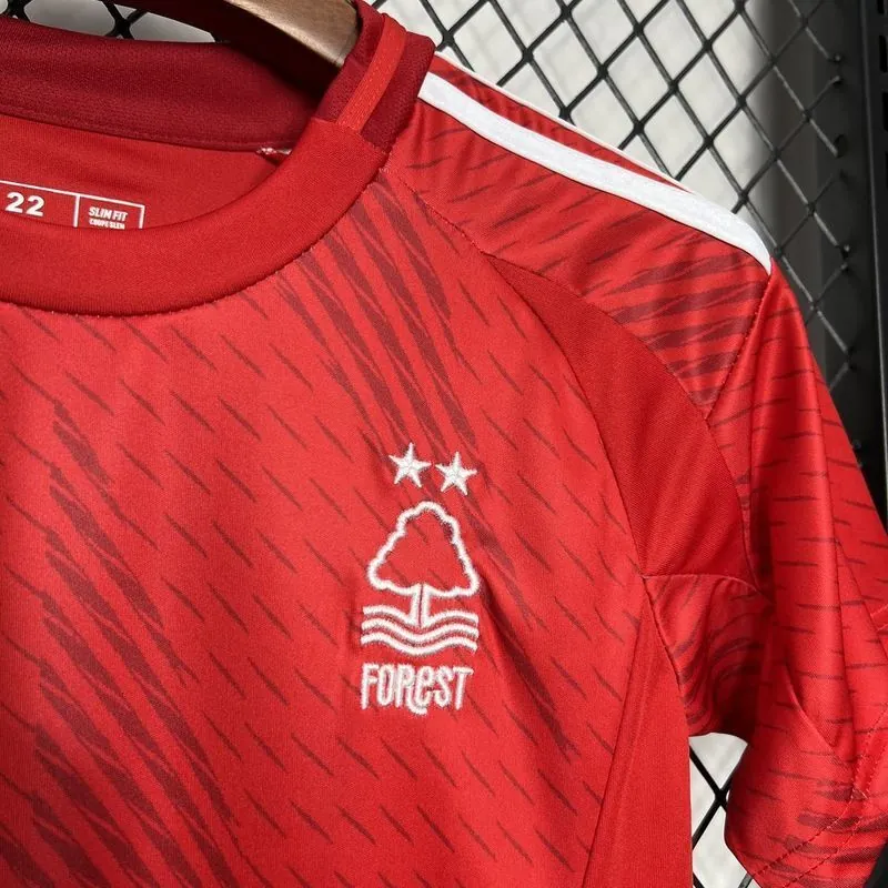 24-25 Nottingham Forest Home Kid Kits Youth Apparels Football AAAAJersey Yupoo 4