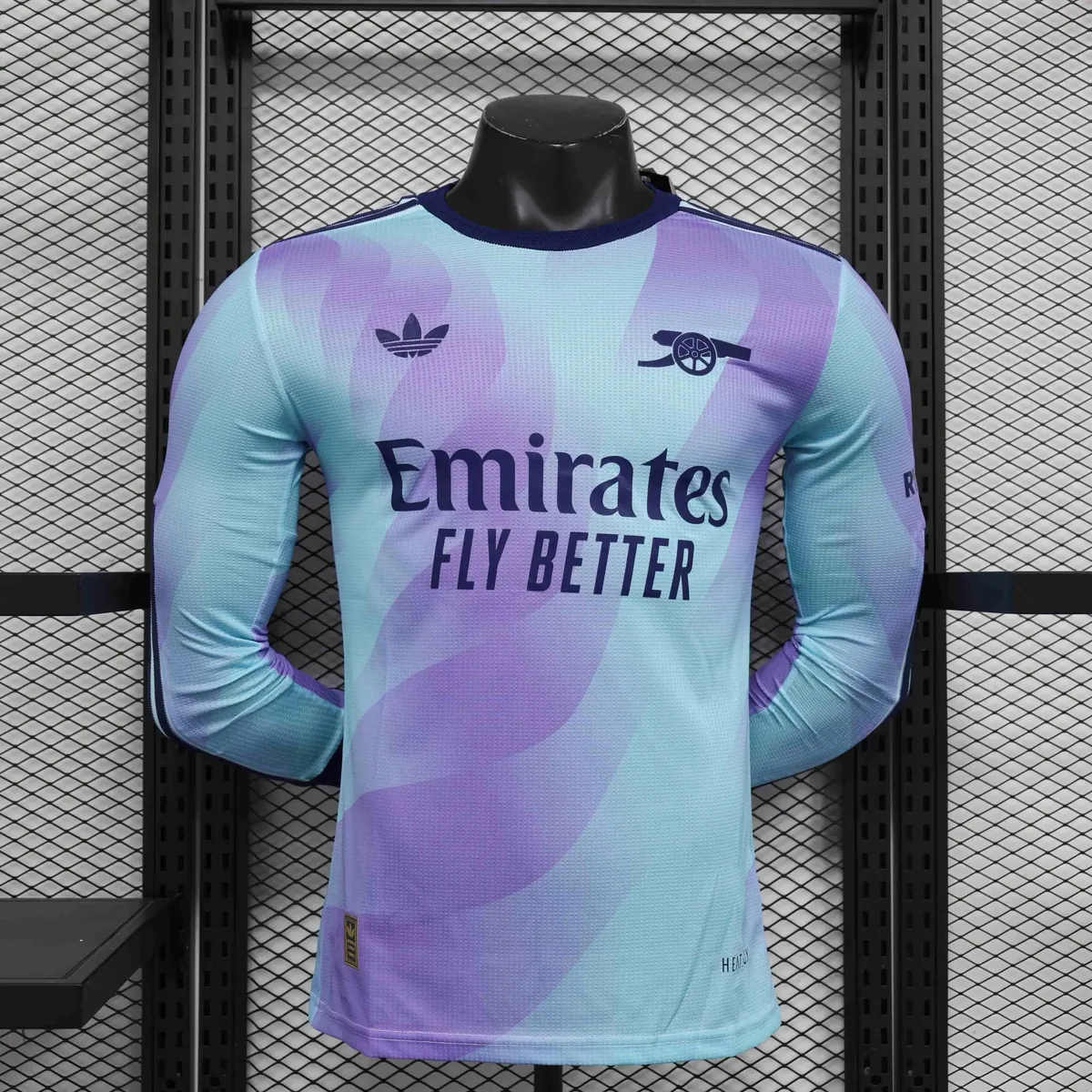 24-25 Arsenal Third Long Sleeve Kit Player Version Shirt Soccer AAAAJersey Yupoo 3