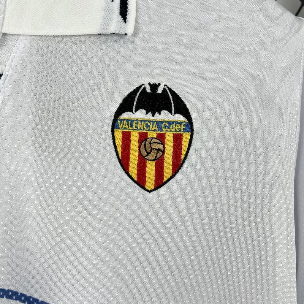 99-00 Valencia Home Retro Kit Vintage Shirt AAAAJersey Dropship Yupoo 3