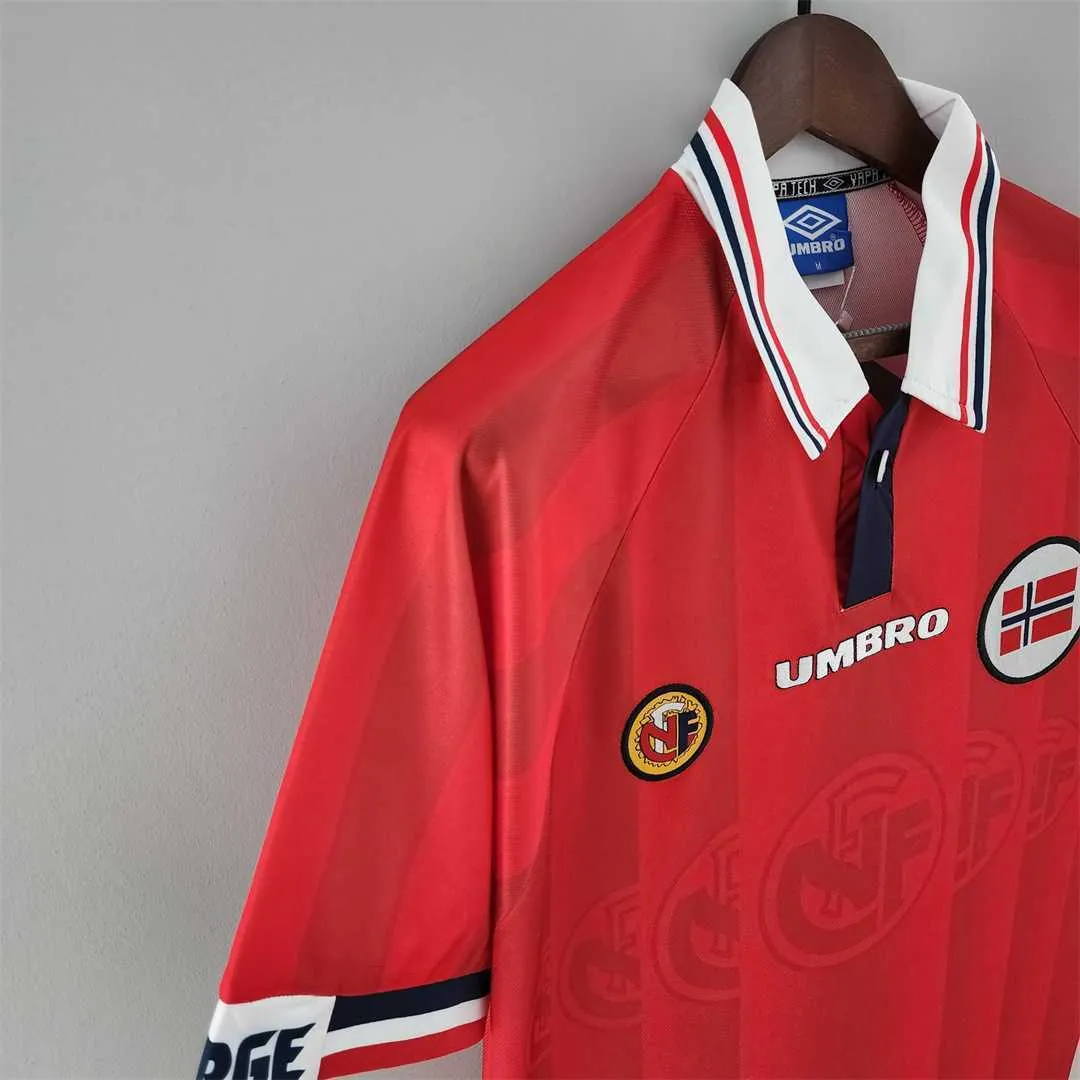 98-99 Norway Home Kit Vintage Shirt 9