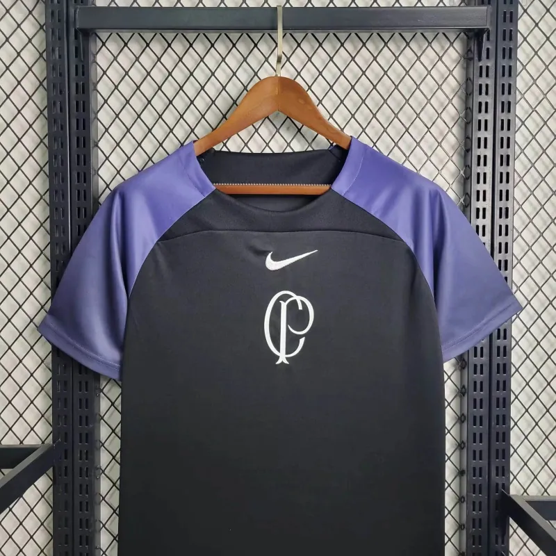 23-24 Corinthians Training Black&Purple Kit Best Jerseys Yupoo 6