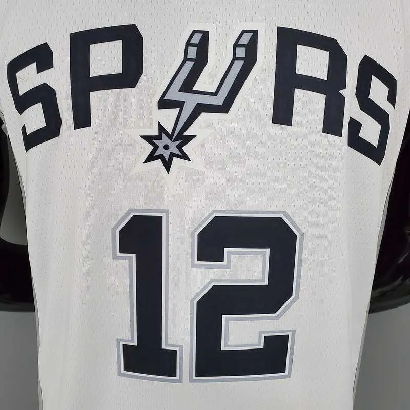 ALDRIDGE#12 Spurs White 6