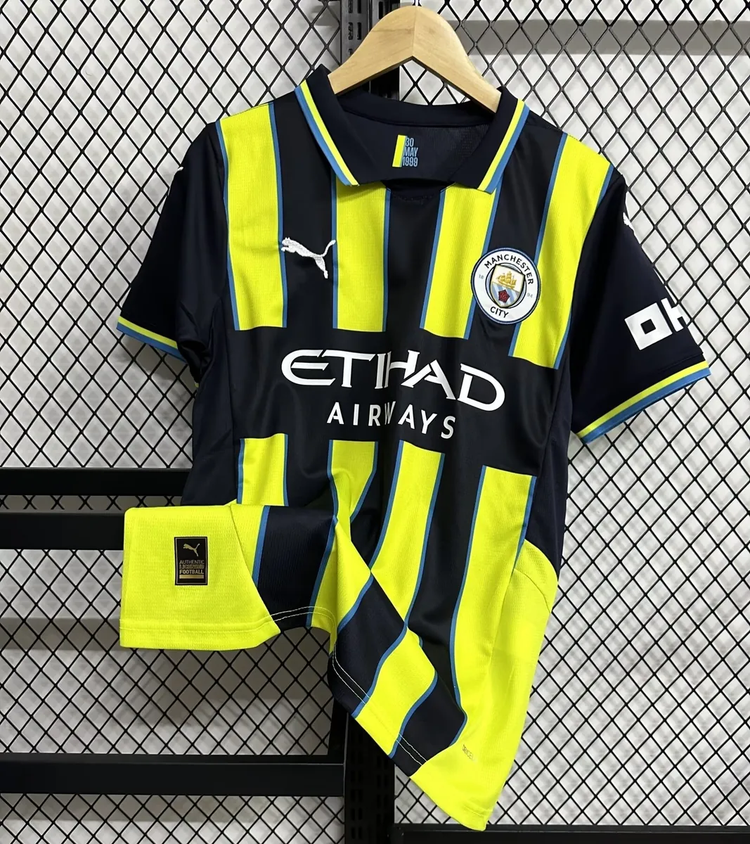 24-25 Manchester City Away Kit Football Apparels Sport AAAAJersey Yupoo 1