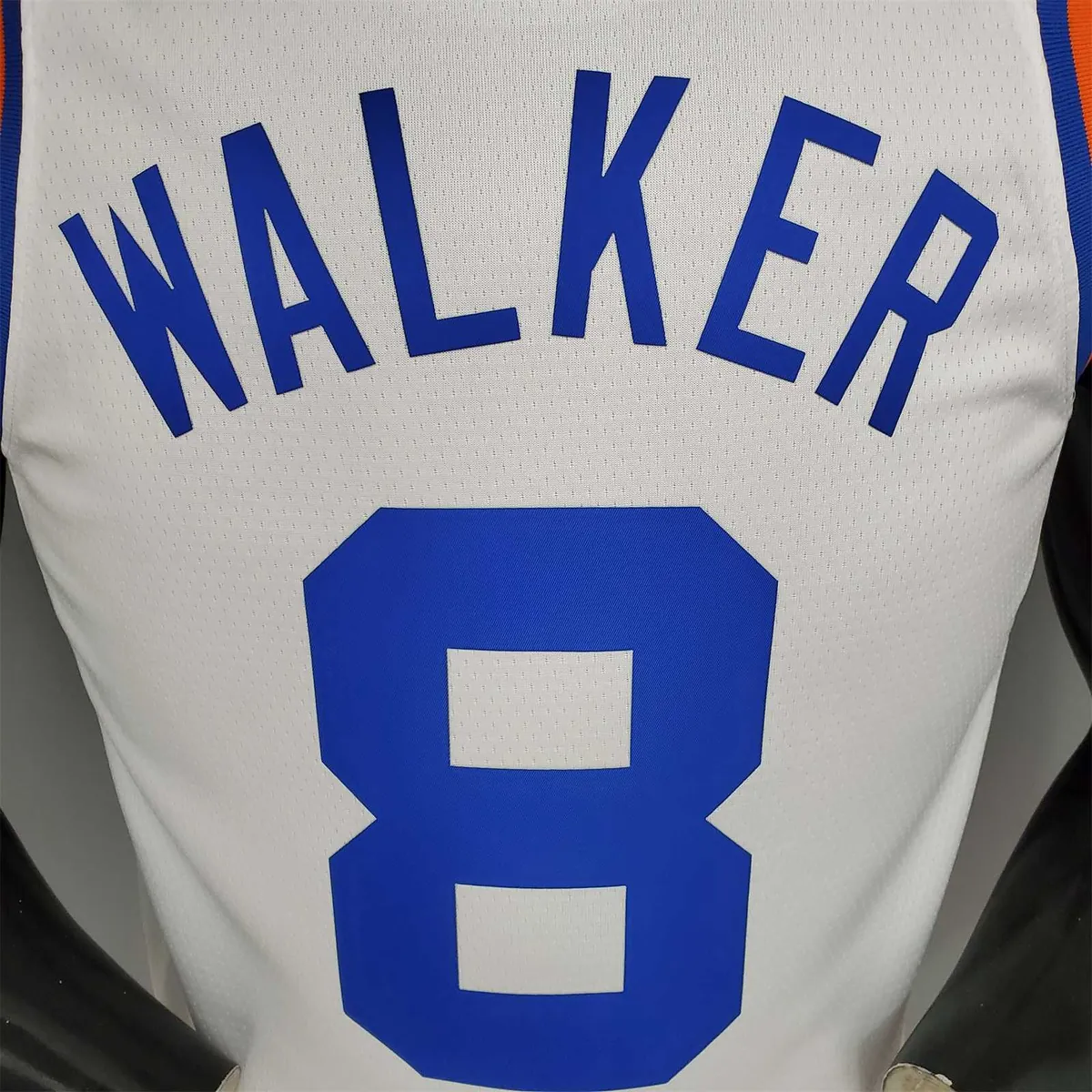 WALKER#8 75th Anniversary Knicks White 5