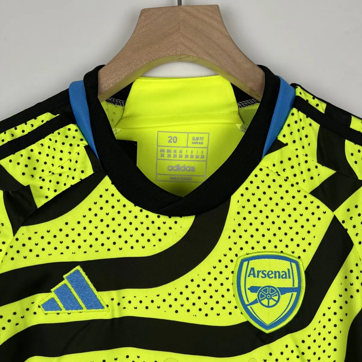 23-24 Kids Arsenal away size 16-28 Soccer Jersey 3