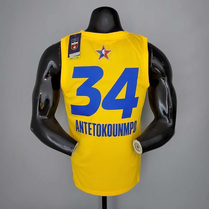 2021 ANTETOKOUNMPO#34 All-Star Yellow 1