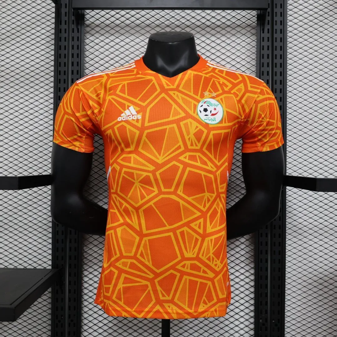 2023 Algeria Orange Player Version S-XXL Cheap Football Kit 9