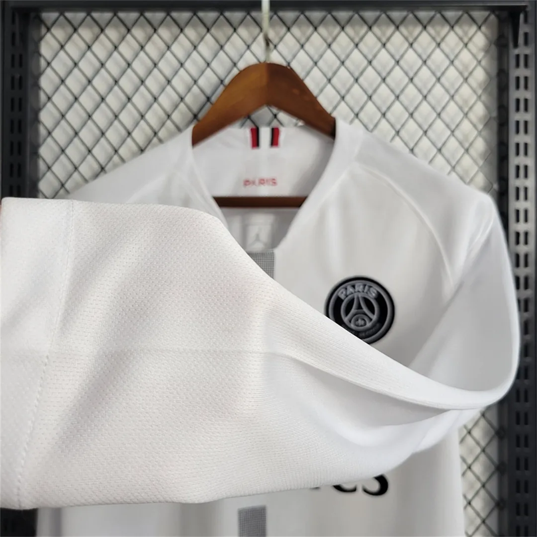 18-19 PSG White Champions League Long sleeve 3