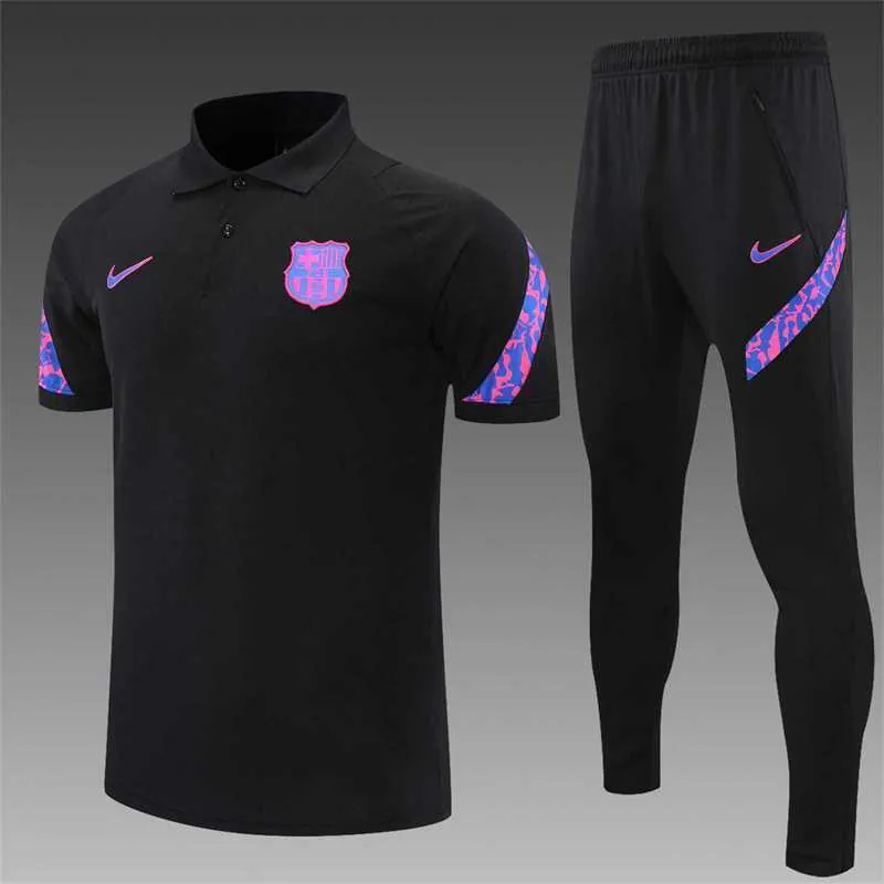 Barcelona Polo black purple-logo 21