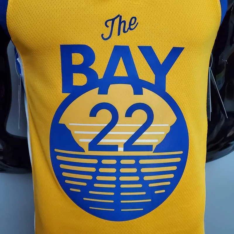 New WIGGINS#22 Golden State Warriors yellow 7