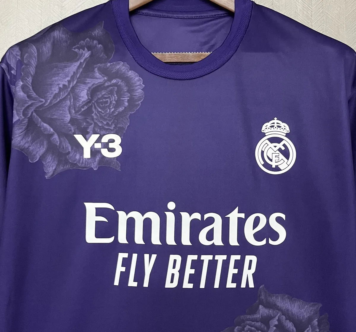 24-25 Real Madrid Y3 Purple Shirt Football AAAAJersey Yupoo 1