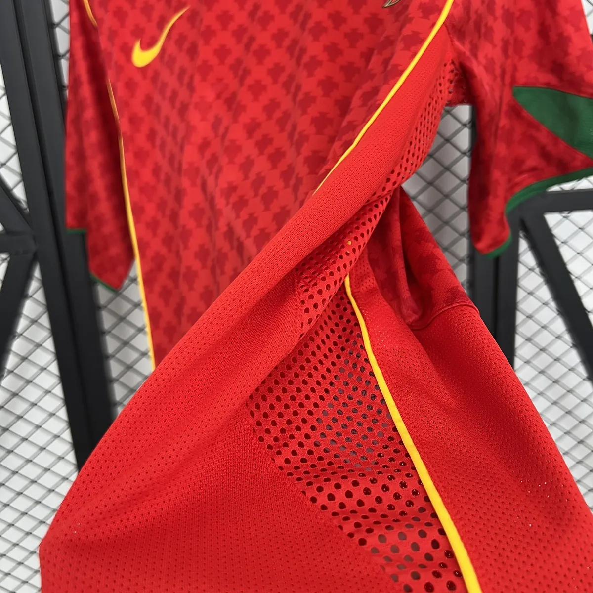 2004 Retro Portugal home Kit Vintage Shirt Football AAAAJersey Supply Yupoo 1