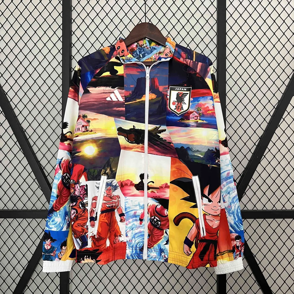 2024 Japan Trench Coat Reversible Windbreaker Double-Sides Jacket Soccer AAAAJersey Yupoo 3
