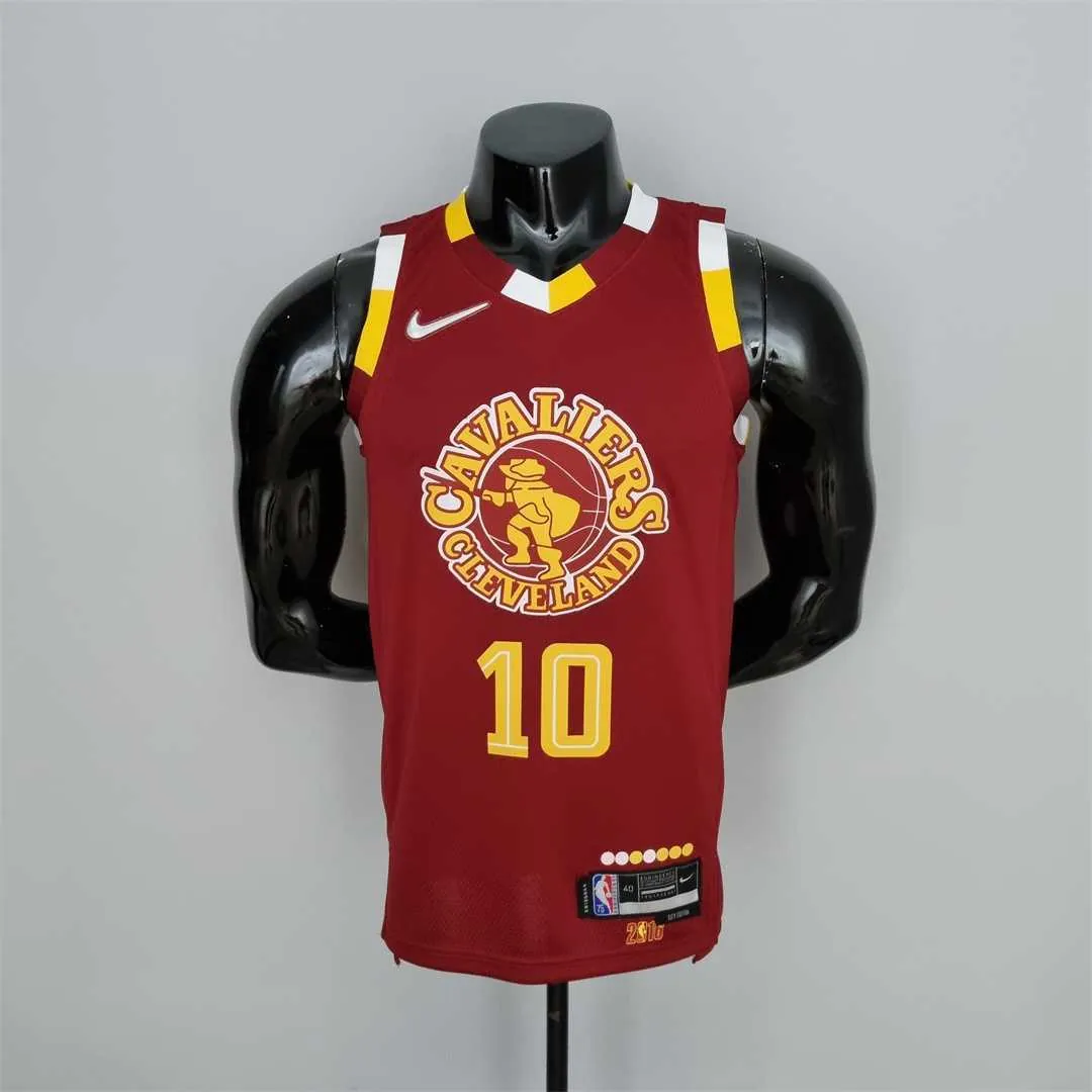 2022 Cleveland Cavaliers GARLAND#10 Urban Edition Red NBA Jersey 9