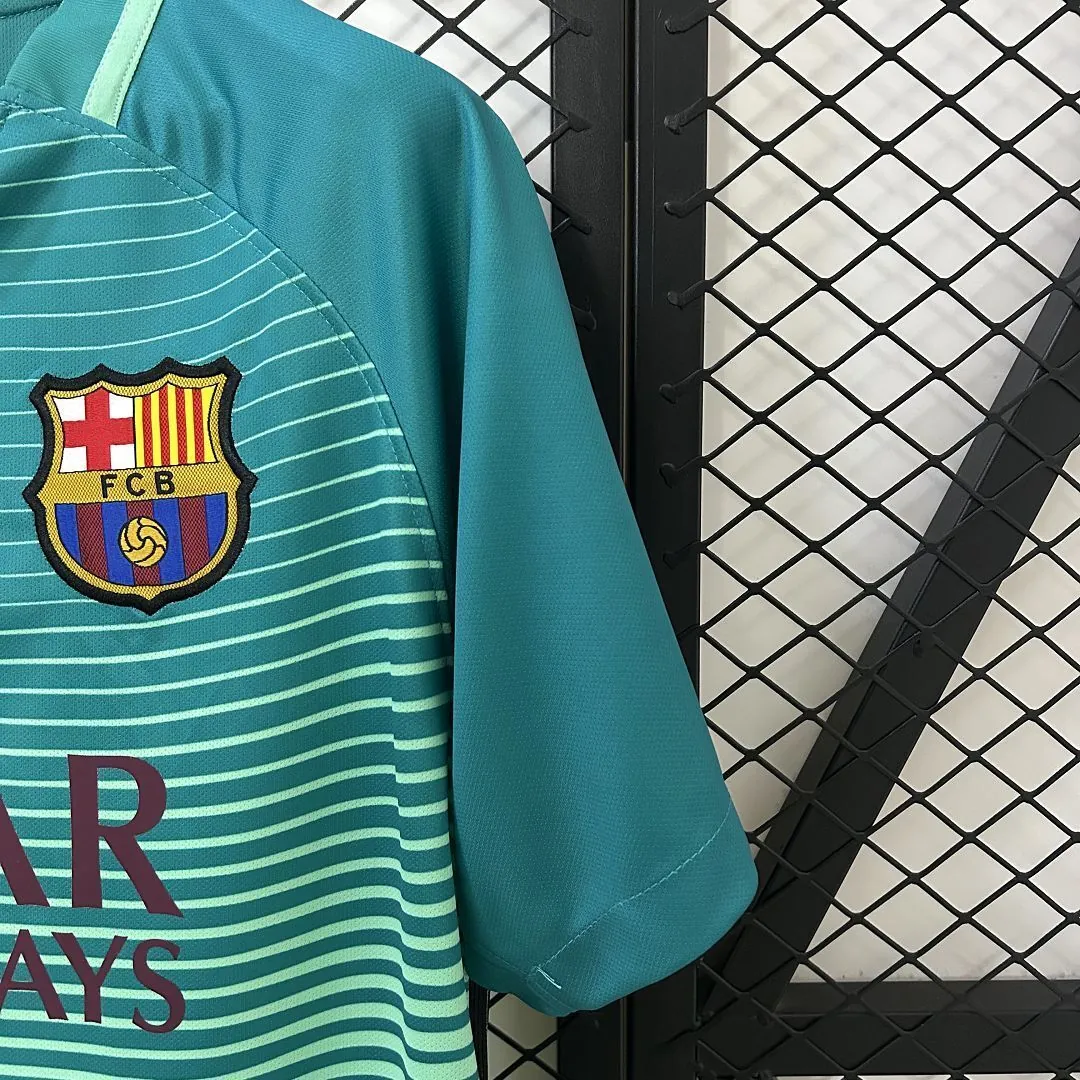 16-17 Barcelona Third Retro Kit Vintage Shirt AAAAJersey Dropship Yupoo 3