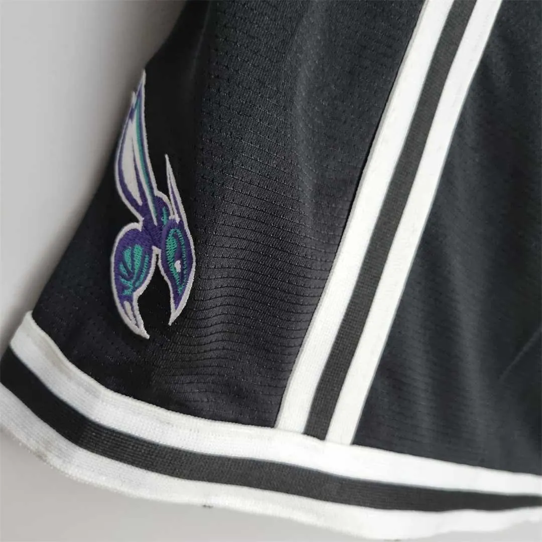 2022 Charlotte Hornets NBA US Training Shorts Black1684435565000 5