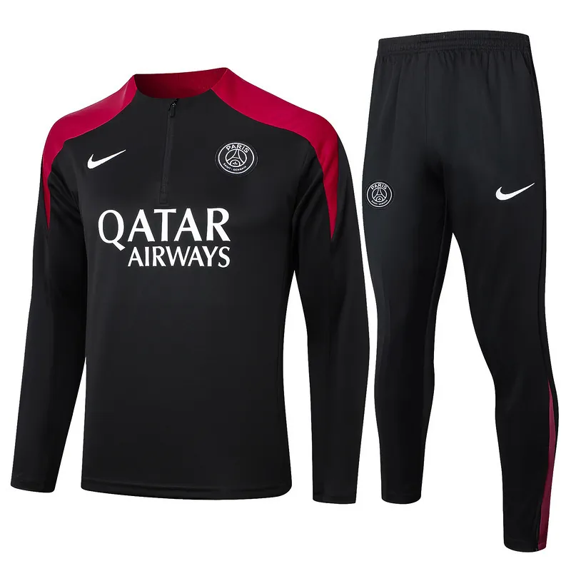 24-25 PSG Long Sleeve Training Suit Football Shirts 3