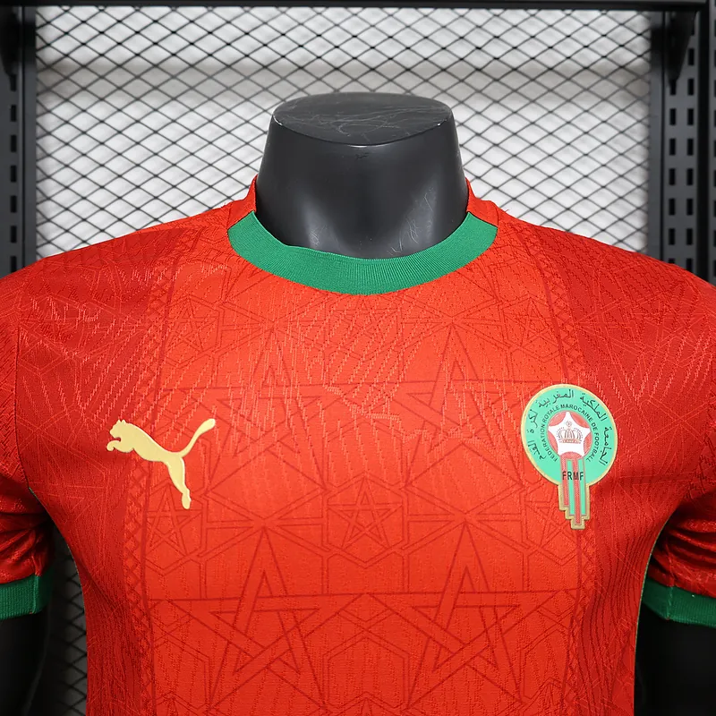 2025 Morocco Home Kit Player Version Shirt Soccer AAAAJersey Yupoo 8