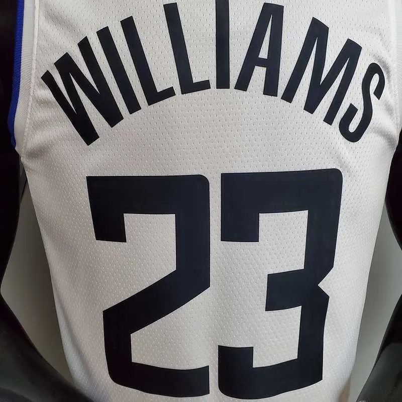WILLIAMS#23 Los Angeles Clippers white 3