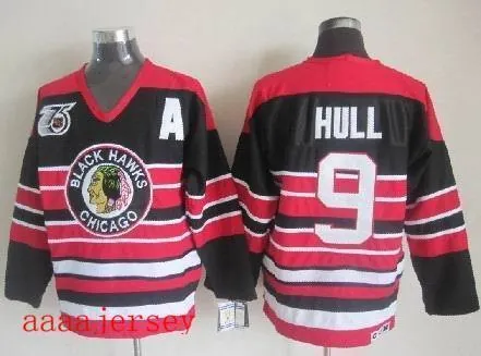 Chicago Blackhawks retro ice hockey jersey M-3XL 芝加哥黑鹰队复古冰球服 1