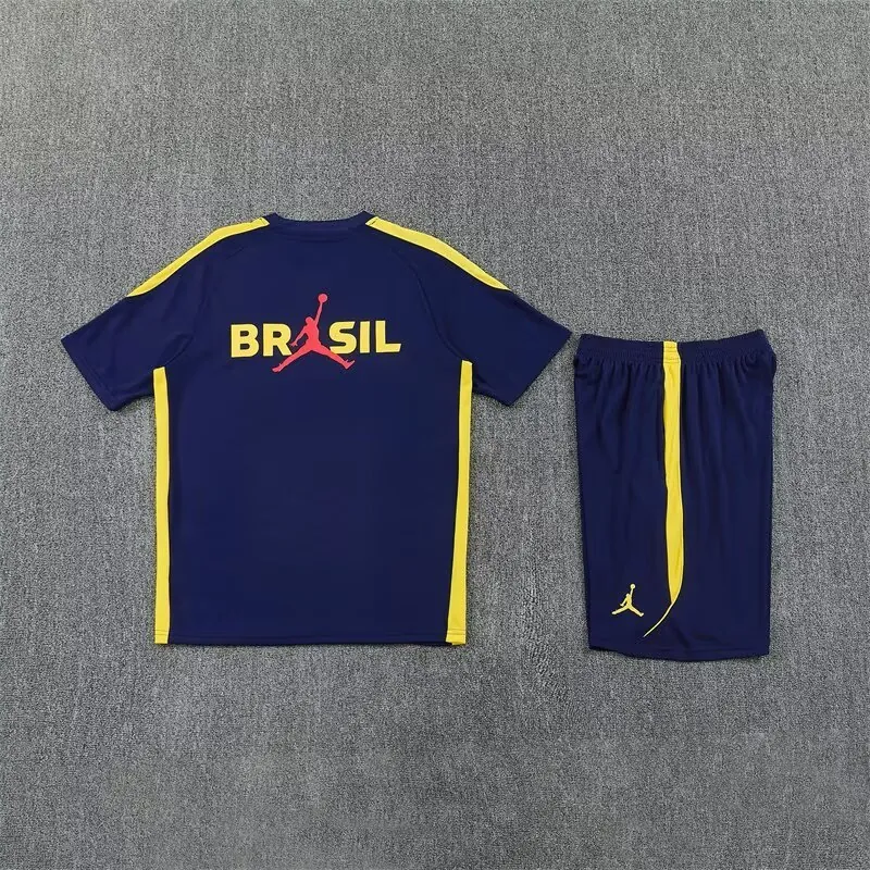 26-27 Jordan Brazil Royal Blue Kit Training Suit Yupoo 7 1