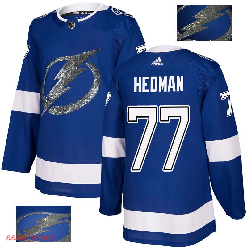 2018 Tampa Bay Lightning ice hockey jersey M-3XL 坦帕湾闪电队时尚亮片款冰球服 13