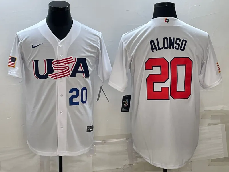 USA 2023 World Cup Baseball Jerseys 22