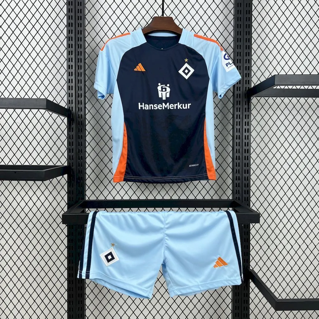 25-26 Hamburger SV Pre-Match Kid Kits Youth Apparels AAAAJersey Wholesale Yupoo 11