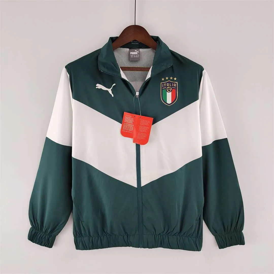 2022 Italy white-green Windbreaker 8