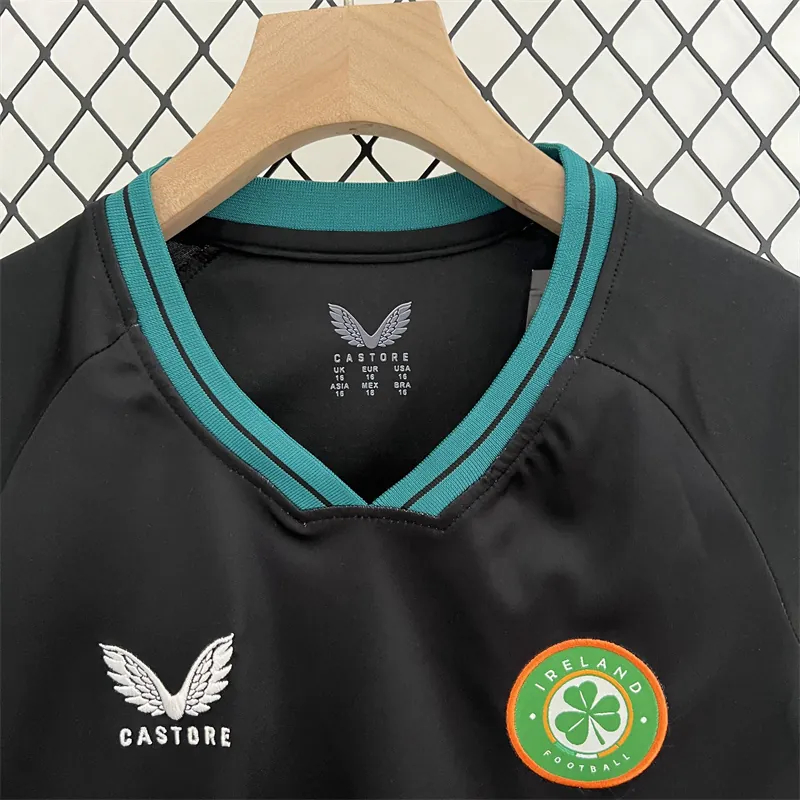 2023 Ireland third black kid kit Best Soccer Jersey 7