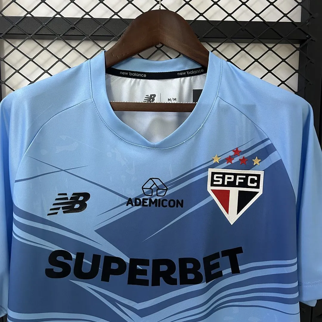 25-26 Sao Paulo Goalkeeper Blue Shirt Soccer Uniform AAAAJersey Dropship Yupoo 4