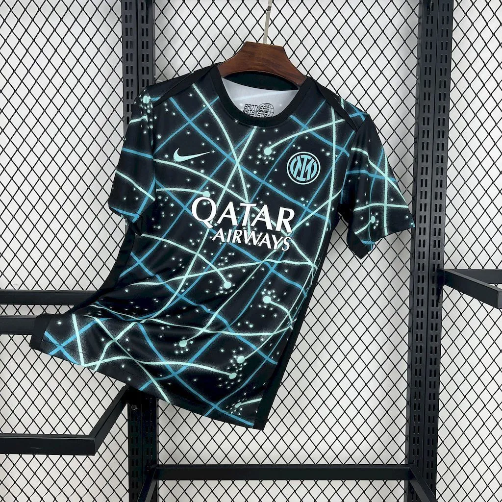 25-26 Inter Milan Light Pre-Match Shirt Football Uniform AAAAJersey Wholesale Yupoo 5