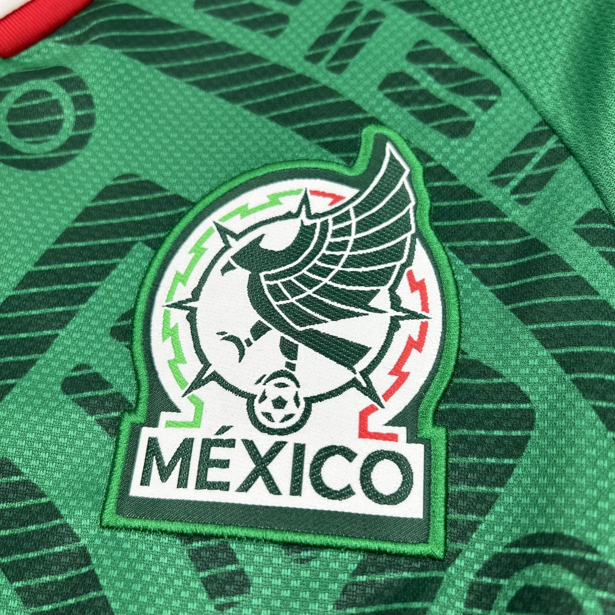 2026 World Cup Mexico Home Kit Football Long Sleeve T-Shirt AAAAJersey Dropship Yupoo 3