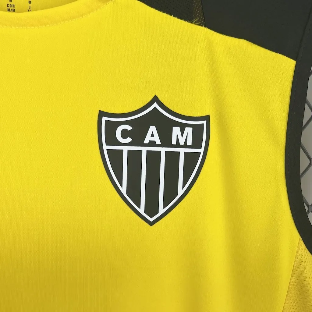 24-25 Atletico Mineiro Yellow Training Vest Soccer Shirt AAAAJersey Yupoo 3