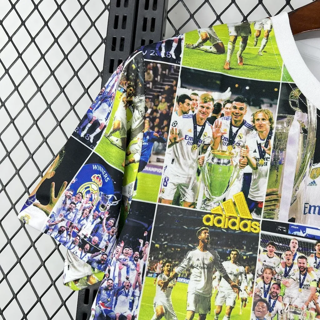 25-26 Real Madrid 15 UCL Champions Special Edition T-Shirt Football Apparels Soccer AAAAJersey 4