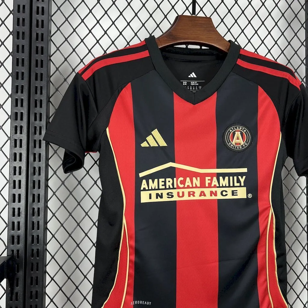 25-26 Atlanta United Home Kid Kits Soccer AAAAJersey Yupoo 16-28 1